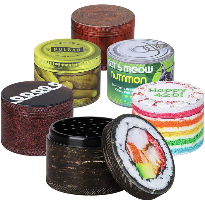 Pulsar Design Series V3 Aluminum Grinder | 4pc | 2.5" - Toker Supply