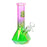 SeshGear Diamond Base Beaker Ombre Glass Water Pipe | 7.75" | 14mm F - Toker Supply