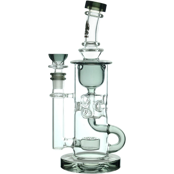 Calibear Cascade Flower Of Life Klein Recycler Dab Rig - Toker Supply