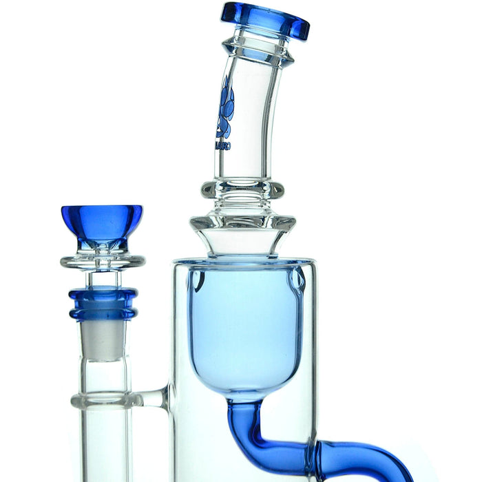 Calibear Flower Of Life Klein Recycler - Toker Supply