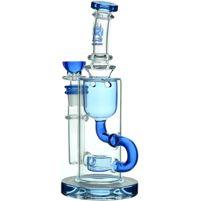 Calibear Flower Of Life Klein Recycler - Toker Supply