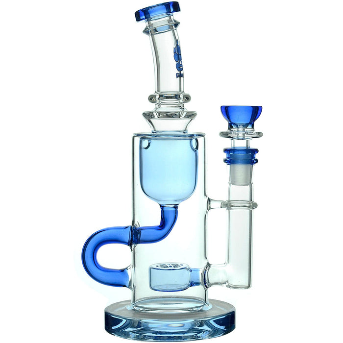 Calibear Flower Of Life Klein Recycler - Toker Supply