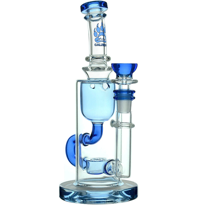 Calibear Flower Of Life Klein Recycler - Toker Supply