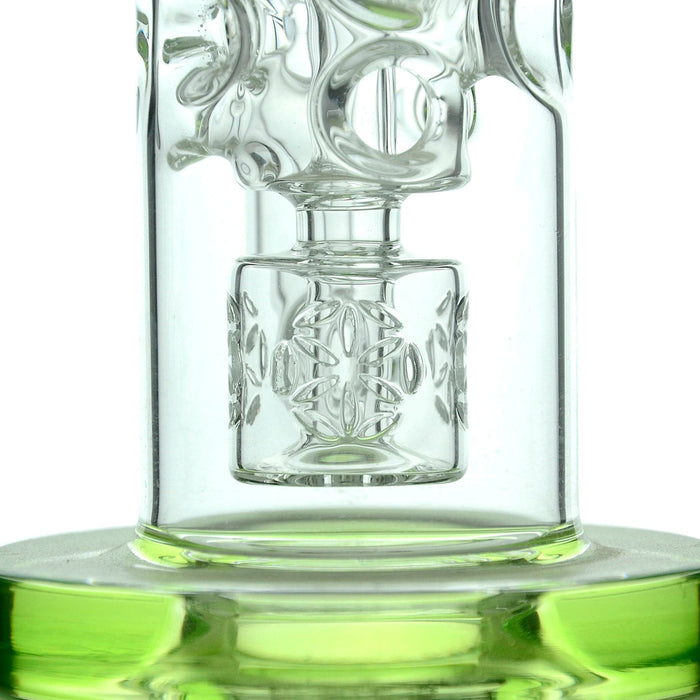 Calibear Nebula Seed of Life Percolator Dab Rig - Toker Supply