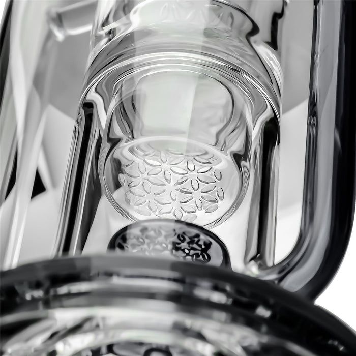 Calibear Pillar Flower Of Life Klein Bong - Toker Supply