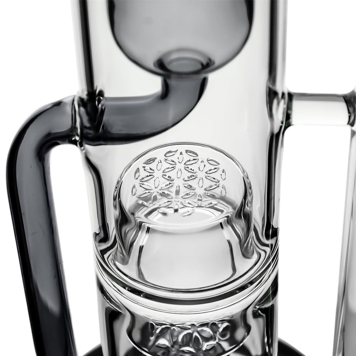 Calibear Pillar Flower Of Life Klein Bong - Toker Supply