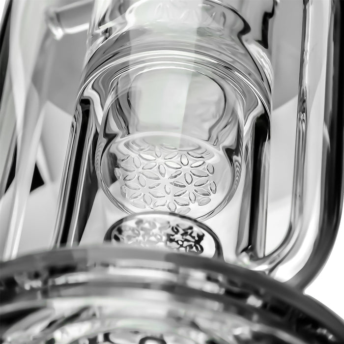 Calibear Pillar Flower Of Life Klein Bong - Toker Supply
