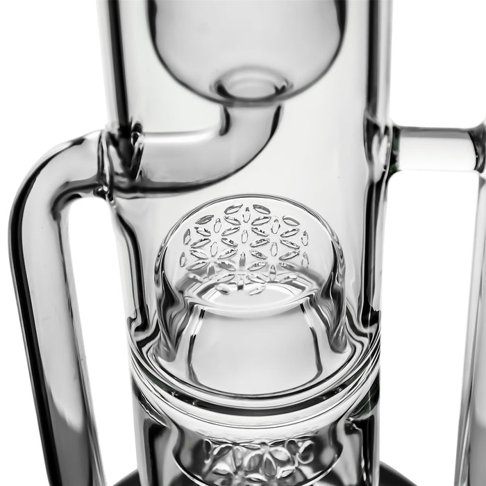 Calibear Pillar Flower Of Life Klein Bong - Toker Supply
