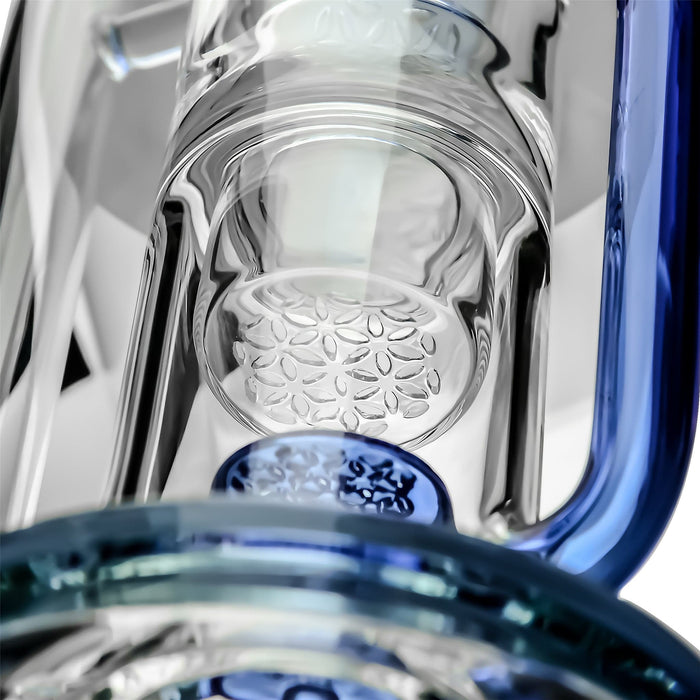 Calibear Pillar Flower Of Life Klein Bong - Toker Supply