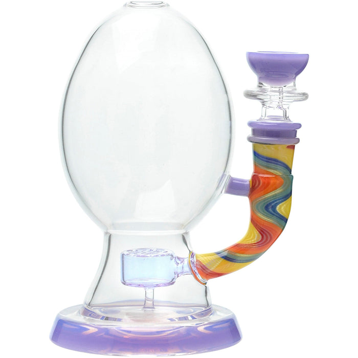 Calibear Wig Wag Flower Of Life Percolator Egg Rig - Toker Supply