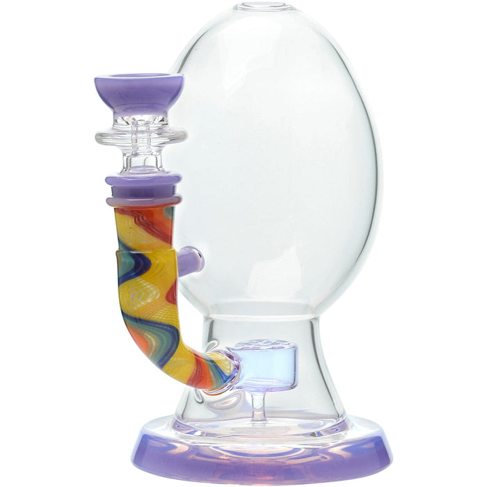Calibear Wig Wag Flower Of Life Percolator Egg Rig - Toker Supply