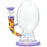 Calibear Wig Wag Flower Of Life Percolator Egg Rig - Toker Supply