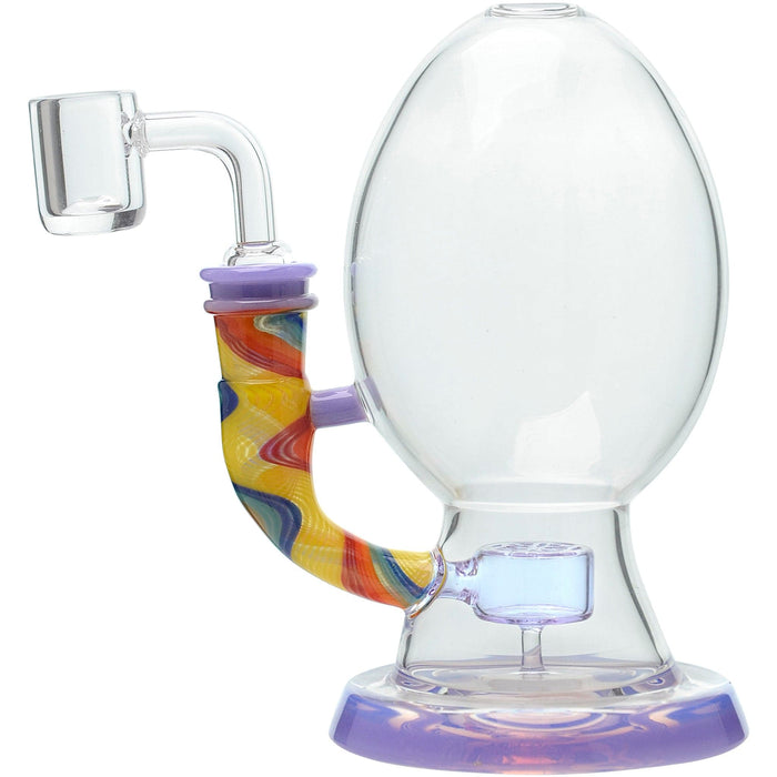 Calibear Wig Wag Flower Of Life Percolator Egg Rig - Toker Supply