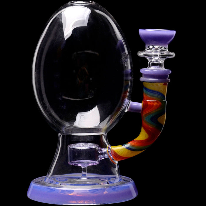 Calibear Wig Wag Flower Of Life Percolator Egg Rig - Toker Supply