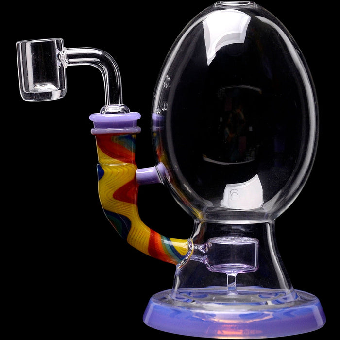 Calibear Wig Wag Flower Of Life Percolator Egg Rig - Toker Supply