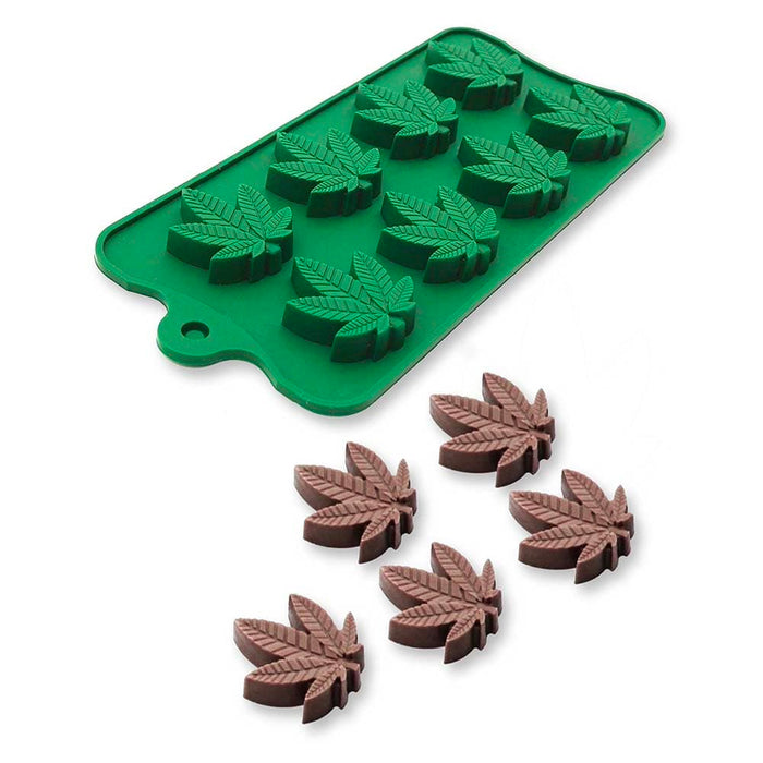 Cannabis Leaf Shape Silicone Cooking or Ice Mold - Toker Supply