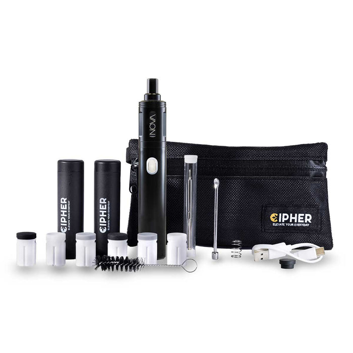 Cipher NOVA Electric Pipe | Carbon Black - V2 - Toker Supply
