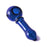 COBALT BLUE GLASS HAND PIPE - Toker Supply