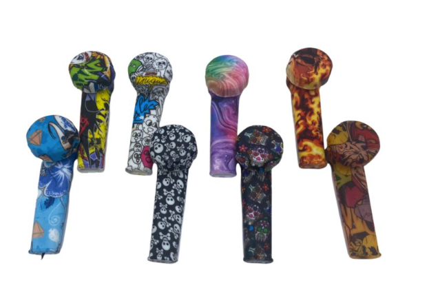 Cool Design Silicone Hand Pipe with Cap - Toker Supply