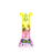 Cute Character Beaker Bong with Jellyfish Design | Croia Glass - Toker Supply