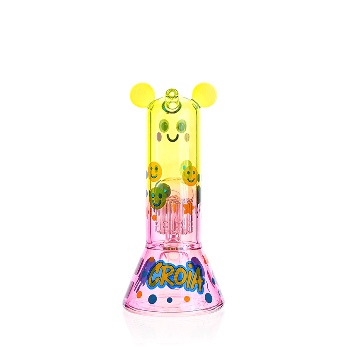 Cute Character Beaker Bong with Jellyfish Design | Croia Glass - Toker Supply
