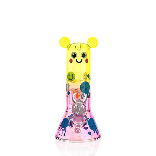 Cute Character Beaker Bong with Jellyfish Design | Croia Glass - Toker Supply