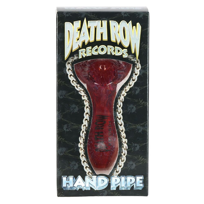 Death Row Records US Frit Glass Spoon Pipe | 4" - Toker Supply