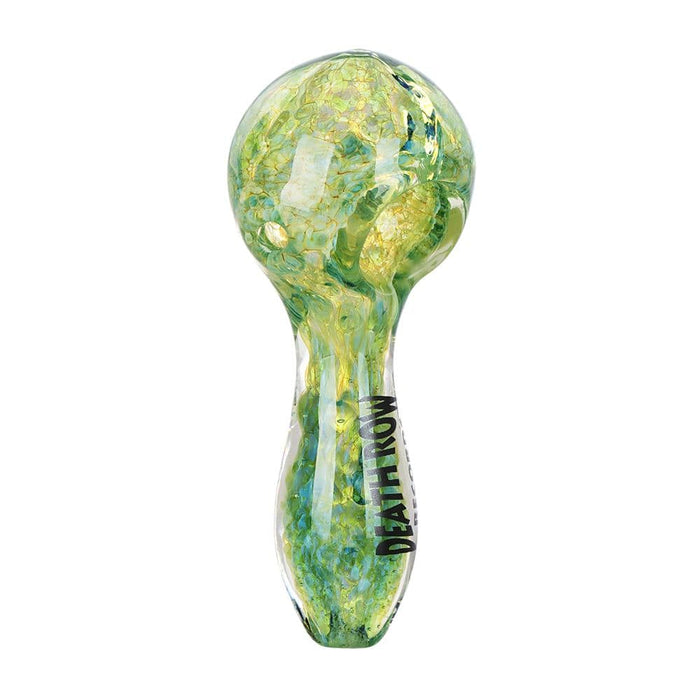 Death Row Records US Frit Glass Spoon Pipe | 4" - Toker Supply