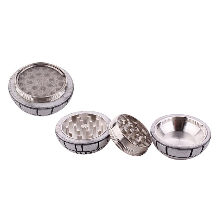 DEATH STAR STYLE HERB GRINDER â€“ 3D SPHERE DESIGN - Toker Supply