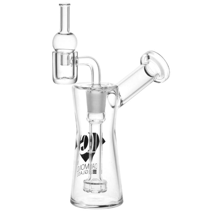 Diamond Glass Rong Mini Dab Rig - 5.25" / 14mm F - Toker Supply