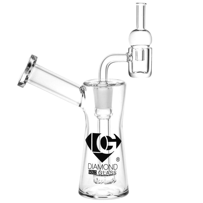 Diamond Glass Rong Mini Dab Rig - 5.25" / 14mm F - Toker Supply