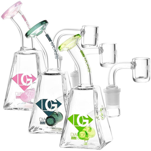 Diamond Glass SP Mini Dab Rig - 5.25" / 14mm F - Toker Supply