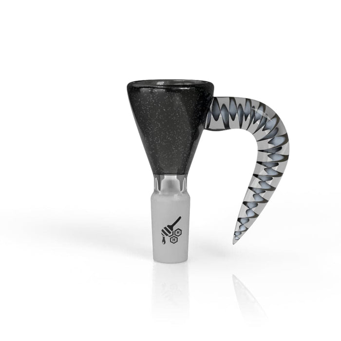 DICHRO GALAXY MARTINI WITH HORN PULL SLIDE - Toker Supply