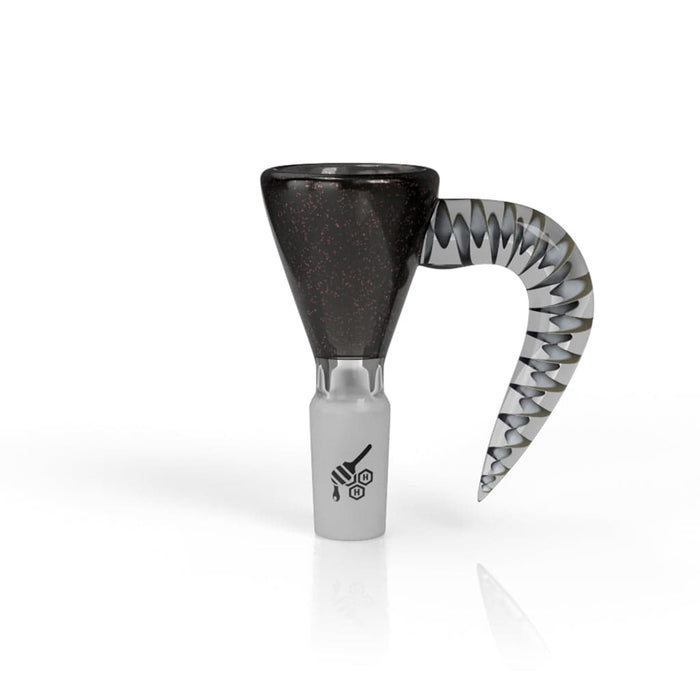 DICHRO GALAXY MARTINI WITH HORN PULL SLIDE - Toker Supply