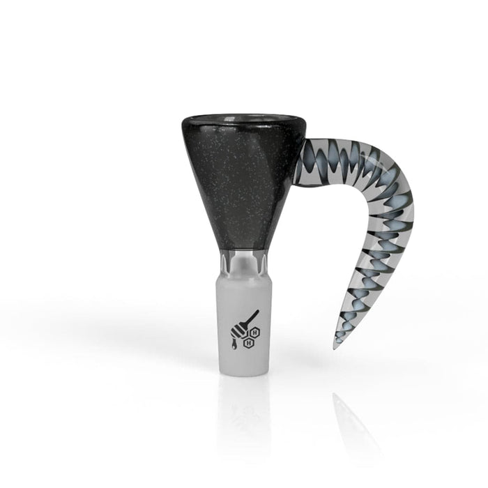 DICHRO GALAXY MARTINI WITH HORN PULL SLIDE - Toker Supply