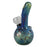 Double Glass Water Pipe- 5.25" / Grommet / Blue w/ Red Spots - Toker Supply
