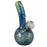 Double Glass Water Pipe- 5.25" / Grommet / Blue w/ Red Spots - Toker Supply