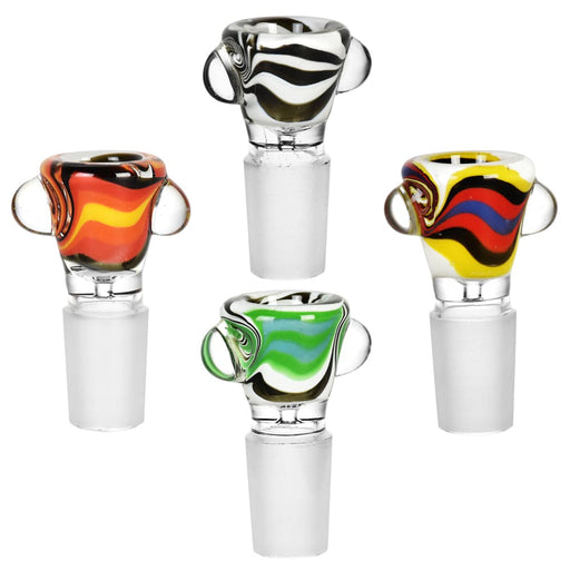 Sunrise Swirl Glass Bong Bowl - Toker Supply
