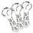 3CT BUNDLE - Pulsar Cute Kitties Glass Spoon Pipe - 4.5"