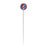 Grateful Dead x Pulsar Lightning Bolt Glass Water Pipe