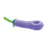 EGGPLANT GLASS HAND PIPE - Toker Supply