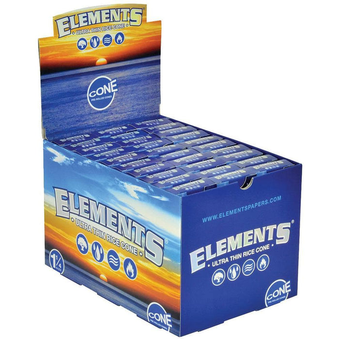 Elements Ultra Thin Rice Cones - Toker Supply