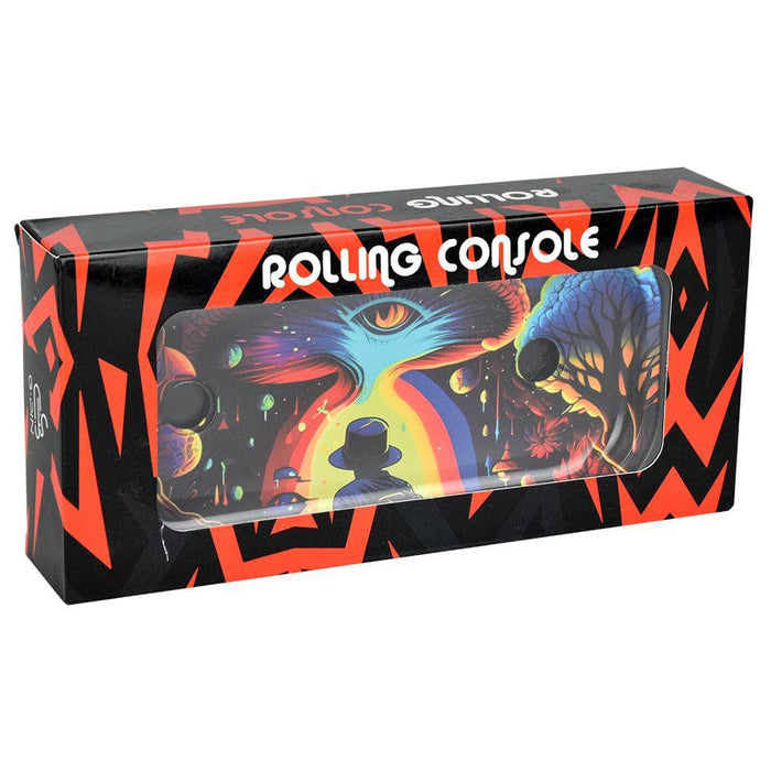 Elevated Metal Rolling Tray & Cone Loader Kit - Trippy World - Toker Supply