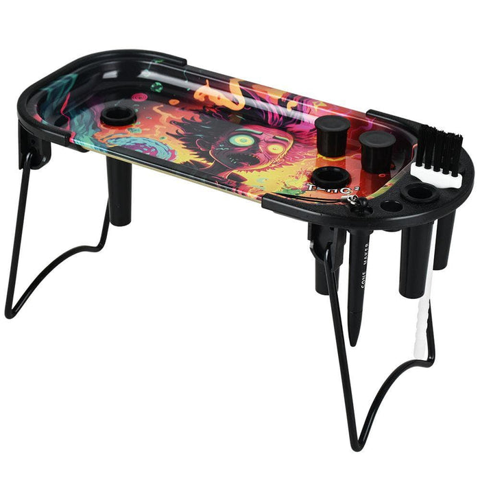Elevated Metal Rolling Tray & Cone Loader Kit - Trippy World - Toker Supply