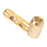 ALUMINUM GLASS SMOKING PIPE - Toker Supply
