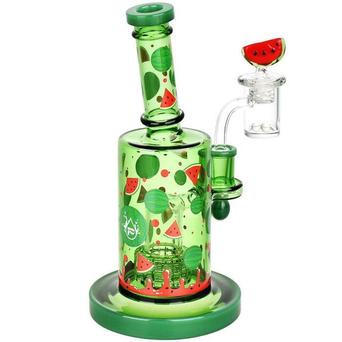 Pulsar Watermelon Zkittles Glow In The Dark Dab Rig Kit - 8" / 14mm F - Toker Supply