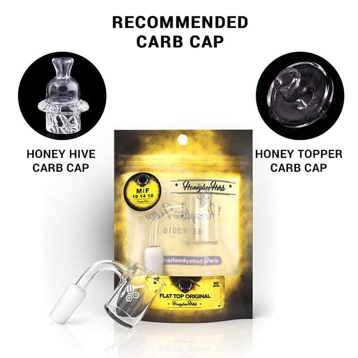 Flat Top Original Quartz Banger - 90° Degree | YL - Toker Supply