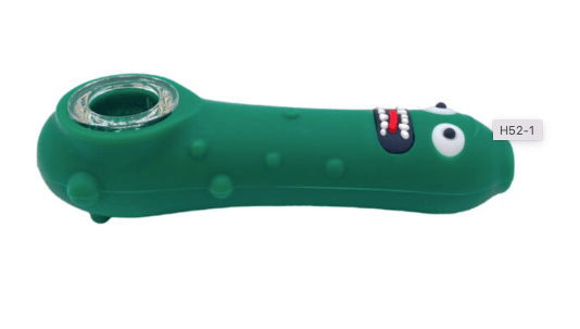 Funny face Silicone Hand Pipe - Toker Supply