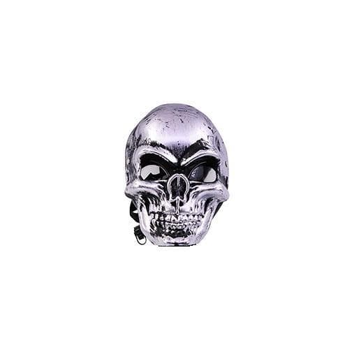 Gas Mask Bong Silver Skull - Toker Supply