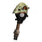 Gas Mask with Acrylic Water Pipe | 8" - Toker Supply